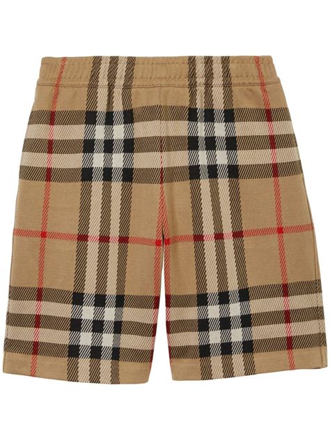 burberry pattern shorts